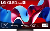 LG OLED55C43LA OLED evo TV (Flat, 55 Zoll / 139 cm, 4K, SMART TV)