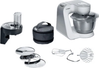 BOSCH MUM58210 Serie 4 K&uuml;chenmaschine Wei&szlig; (R&uuml;hrsch&uuml;sselkapazit&auml;t: 3,9 l,...