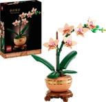 LEGO Botanicals 10343 Mini-Orchidee Bausatz, Mehrfarbig
