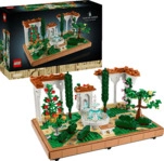 LEGO Icons 10359 Springbrunnengarten Bausatz, Mehrfarbig