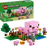 LEGO Minecraft 21268 Das Babyschwein-Haus Bausatz, Mehrfarbig