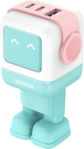 UGREEN Uno RG 65W 3-Port GaN Fast Charger Pink Blue EU Wall Universal,