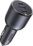 UGREEN 130W 3-Port Fast Car Charger Dark Gray