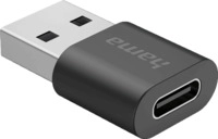 HAMA USB-A auf USB-C Adapter, Schwarz