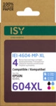 ISY IEI-4604-MP-XL Tintenpatrone 1x (Schwarz), 3x Tintenpatronen (Farbig)