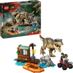 LEGO Jurassic World 76975 Flucht vor dem T.Rex Bausatz, Mehrfarbig
