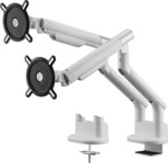 ONE FOR ALL DM 7220 Monitor Halterung Design Dual, Wei&szlig;