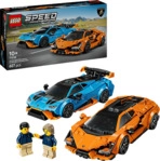 LEGO Speed Champions 77238 Lamborghini Revuelto und Hurac&aacute;n STO Bausatz, Mehrfarbig
