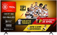 TCL 75C6K QD-Mini LED TV (Flat, 75 Zoll / 191 cm, HDR 4K, SMART TV)