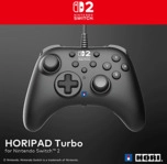 HORI HORIPAD TURBO - kabelgebundener Controller Schwarz f&uuml;r Nintendo Switch 2