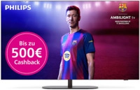 PHILIPS 55OLED810 OLED Ambilight TV (Flat, 55 Zoll / 139 cm, UHD 4K, SMART TV,
