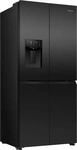 HISENSE RQ5P470SYFD K&uuml;hlgefrierkombination (483 l, D, 1785 mm hoch, Schwarz)
