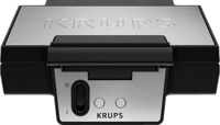 KRUPS FDK261 Iconic Waffeleisen Schwarz/Silber