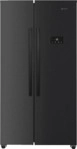 BAUKNECHT SBS C90 BL Sidy-by-Side (532 l, C, 1770 mm hoch, BLACK INOX)