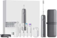 LAIFEN Wave Geschenkbox-Edition Elektrische Zahnb&uuml;rste Aluminium Space Grau,