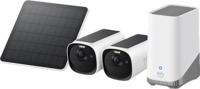 EUFY Cam E40 Starter-Set 2+1 - Kamera mit HomeBase 3 und Solarpanel 2K,
