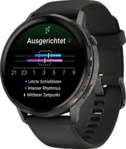 GARMIN Venu 4 45 mm Smartwatch Edelstahl und faserverst&auml;rktes Polymer Silikon, 22