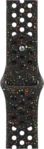 APPLE 46 mm Nike Sportarmband (S/M), Ersatzarmband, Midnight Black