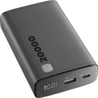 CELLULAR LINE Tragbare Powerbank 20000 mAh Schwarz