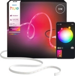 PHILIPS Hue Flux Outdoor 5-Meter, Mehrfarbiger LED Lichtstrip RGB