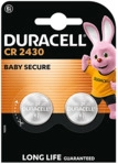 DURACELL 3V, 2er-Pack CR2430 Knopfzelle, Lithium