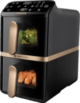 PHILIPS Airfryer&nbsp;4000&nbsp;Series mit zwei aufeinander gestapelten K&ouml;rben