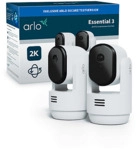ARLO Essential&nbsp;3 2K PTZ-Innenkamera, 2er Set, &Uuml;berwachungskamera Set