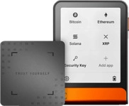 LEDGER SAS Flex + Wiederherstellungsschl&uuml;ssel Orange Crypto Wallet