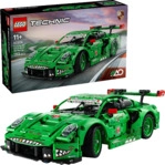 LEGO Technic 42224 Porsche 911 GT3 R REXY AO Racing Rennwagen Bausatz, Gr&uuml;n