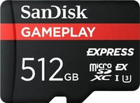 SANDISK GamePlay microSD&trade; Express-Karte Works with Nintendo Switch&trade; 2 512 GB,