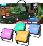 GOVEE LED Flood Lights 4er Pack, Matter, Flutlicht RGBWW, Farbe