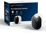 ARLO Pro 6 2K+ &Uuml;berwachungskamera, 1er Set, Sicherheitskamera
