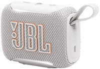 JBL Go 5 Bluetooth-Lautsprecher, Weiss, Wasserfest