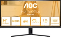 AOC CU34B3E 34 Zoll WQHD Monitor 1 ms Reaktionszeit 120 Hz