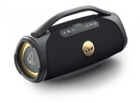 PEAQ ICONIC Vibe 4 - PPA 700-RW Bluetooth Lautsprecher, Schwarz mit goldenen