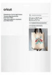 CRICUT Printable Iron-On for Bright Fabric A4 - 5 B&ouml;gen B&uuml;gelfolie