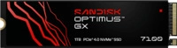 SANDISK Optimus&trade; GX 7100 NVMe&trade; Festplatte, 1 TB SSD PCI Express, intern