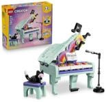 LEGO Creator 31392 Deko-Klavier mit Katze Bausatz, Mehrfarbig