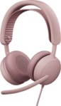 LOGITECH Zone Wired 2, On-ear Headset Rose