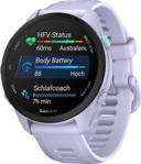 GARMIN Forerunner 70 Smartwatch Silikon, 20 mm, Cool Lavender/Schwarz