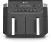 NINJA DZ801EU DualZone 7.6-l Air Fryer mit 2 Schubladen, Hei&szlig;luftfritteuse