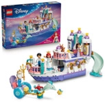 LEGO Disney Princess 43299 Arielles K&ouml;nigliches Hochzeitsboot Bausatz, Mehrfarbig