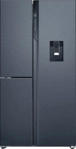 HAIER HSPR79F18DWMB SBS+ 90 Series 7 Side-by-Side K&uuml;hlgefrierkombination (573 l, D,