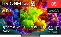 LG 85QNED93B6A QNED evo TV (Flat, 85 Zoll / 214,8 cm, UHD 4K, SMART TV)