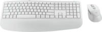 LOGITECH Signature Comfort Plus MK880, Maus- und Tastaturset, kabellos, Off White