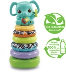 VTECH 3-in-1 Stapel-Elefant Stapelspielzeug, Mehrfarbig