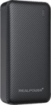 REALPOWER PB-20000 SSB Powerbank 20000 mAh Schwarz