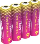 ANSMANN Pure Power Mignon AA Typ 3500 Lithium-Ionen Akku, 3250 mAh