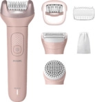 PHILIPS BRE718/00, 5 Aufs&auml;tze, Epilierer, Rosa