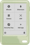 LEDGER SAS Nano Gen5 Green + Recovery Key Krypto Wallet